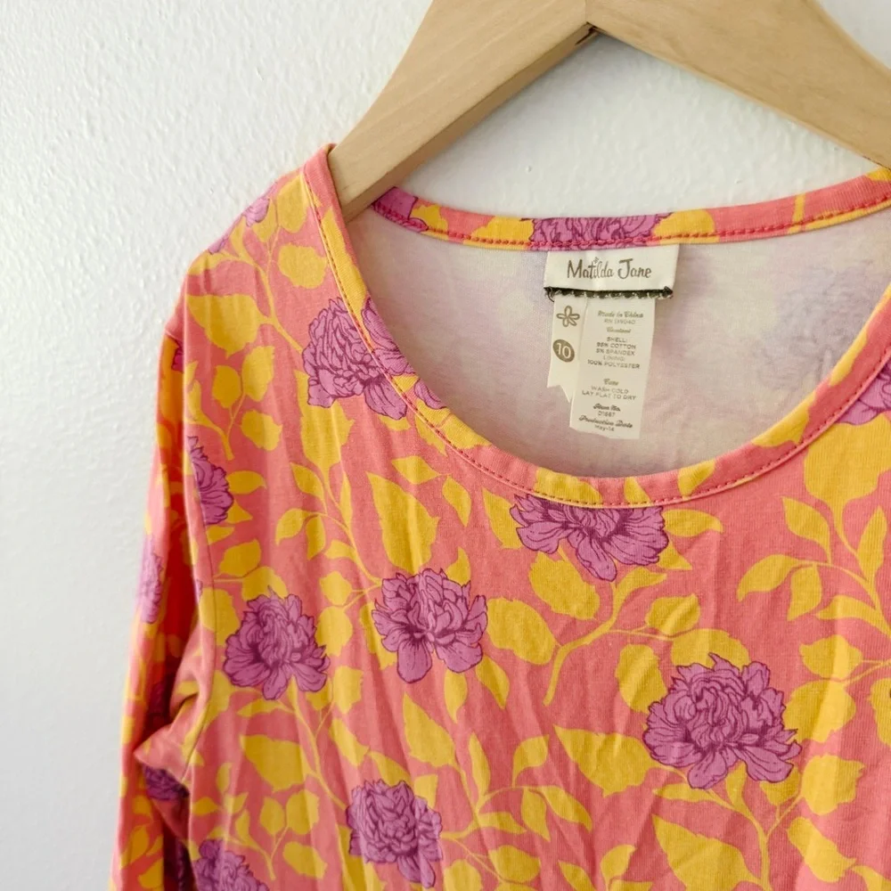 Matilda Jane‎ Secret Fields Citronella Long Sleeve Floral Dress